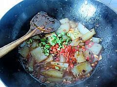 牛肉豆豉炒凉粉的做法步骤9
