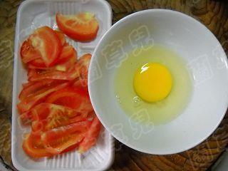 茄汁豆花鸡蛋汤的做法步骤2