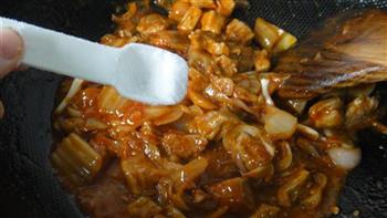 韩式泡菜炒牛肉的做法步骤12