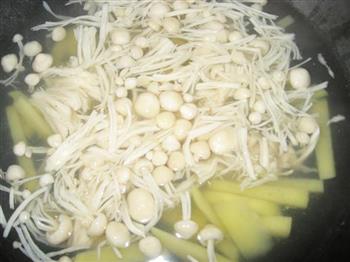 青菜味增汤的做法步骤2