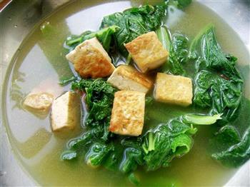 小白菜豆腐汤的做法步骤6