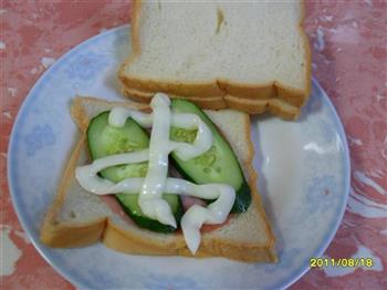 简单三明治的做法图解3