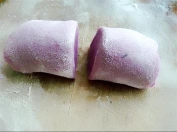 紫薯牛奶馒头的做法步骤9
