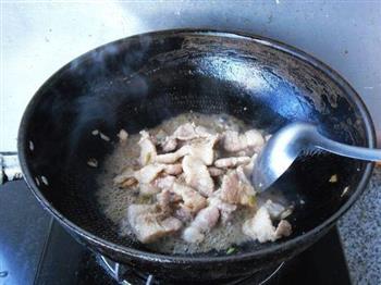 五花肉烧扁豆的做法步骤6