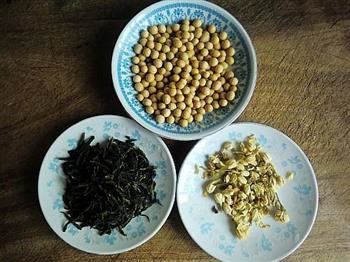 茉莉绿茶豆浆的做法图解1