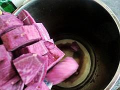 米香紫薯豆浆的做法图解4