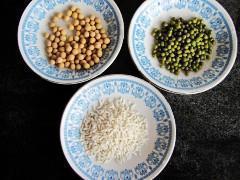 米香绿豆浆的做法步骤1