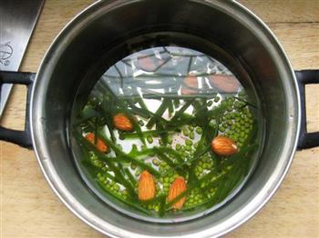玫瑰杏仁绿豆汤的做法图解4