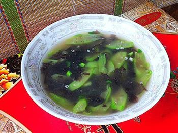 蛇瓜紫菜汤的做法图解8