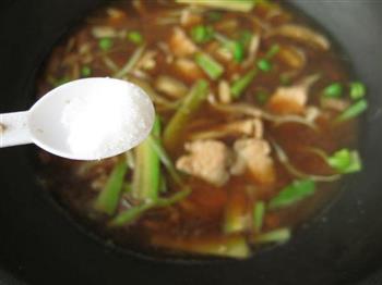 韩式豆酱汤翡翠面的做法图解12