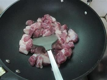 酱豆干红烧肉的做法步骤4
