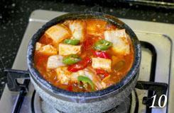 韩式辣白菜豆腐汤的做法步骤10