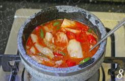 韩式辣白菜豆腐汤的做法步骤8
