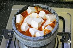 韩式辣白菜豆腐汤的做法步骤9