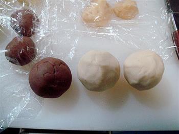豆豆香冰皮月饼的做法步骤17