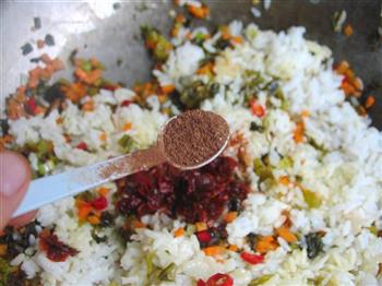 酸菜炒米的做法步骤9