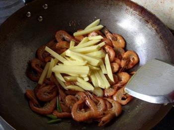 土豆香芹烧对虾的做法图解9