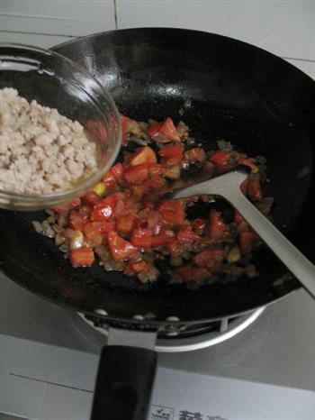 番茄肉酱拌面的做法步骤9