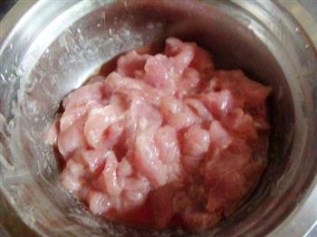 蒜苔香菇炒肉的做法步骤4