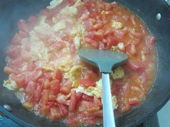 番茄鸡蛋烩面的做法步骤12