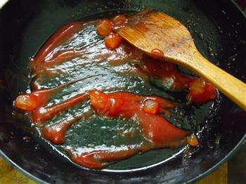 茄汁焖大虾的做法图解4