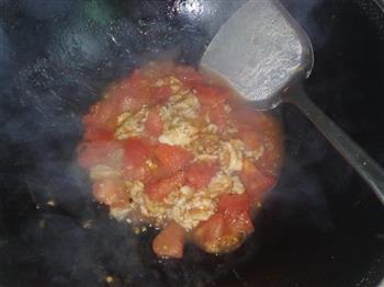 番茄鸡蛋捞烩面的做法步骤4