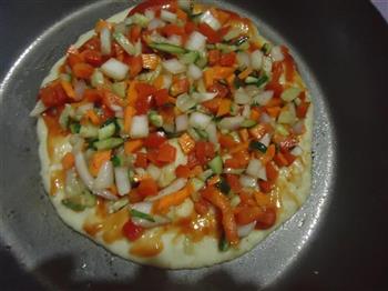 平锅火腿披萨的做法步骤15
