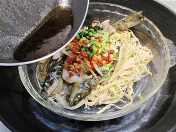 剁椒豆干丝蒸鱼的做法步骤14