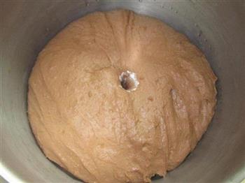 可可燕麦冰洁面包的做法图解4
