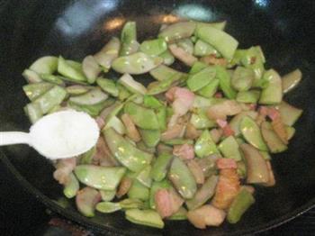 咸肉扁豆饭的做法步骤6