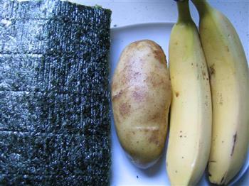 土豆香蕉卷的做法步骤1