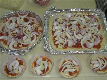 杏鲍菇培根披萨的做法图解11