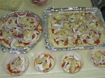 杏鲍菇培根披萨的做法步骤12