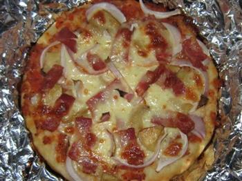 杏鲍菇培根披萨的做法步骤15