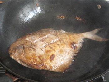 豆瓣酱烧鲳鱼的做法步骤3