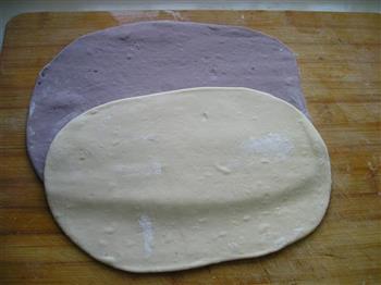 紫薯双色花卷的做法步骤6