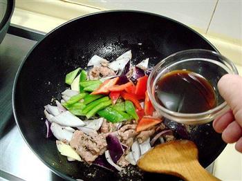 蚝油黑椒炒牛肉的做法步骤8