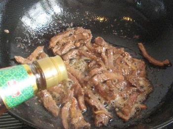 杏鲍菇蚝油炒牛肉的做法步骤5