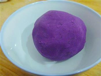 双麻紫薯糯米饼的做法图解6
