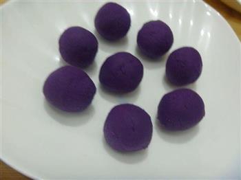 双麻紫薯糯米饼的做法图解7