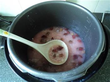 红菇鸭丝粥的做法步骤10