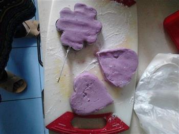 紫薯奶香糯米饼的做法步骤5