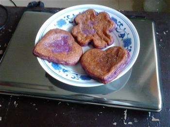 紫薯奶香糯米饼的做法步骤7