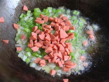 紫甘兰炒米饭的做法步骤6
