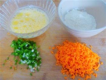 胡萝卜鸡蛋卷饼的做法步骤2