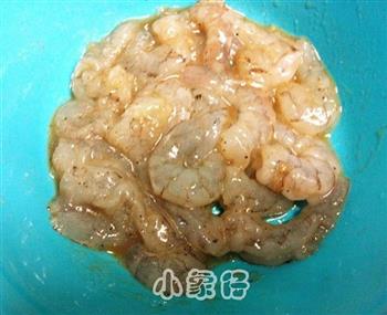 茭白虾仁香菇粥的做法图解4