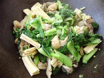 腐竹鲜蘑烧白菜的做法步骤7