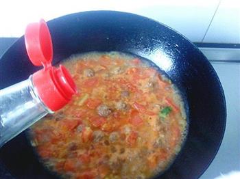 牛肉丸子菜心汤的做法步骤7
