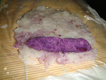紫薯糯米卷的做法步骤9
