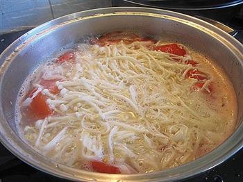 鸡蛋番茄乌冬汤面的做法步骤5